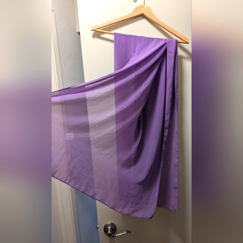 Purple scarf